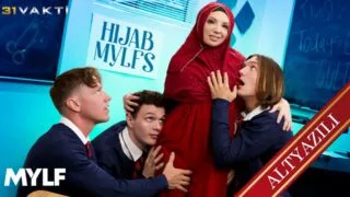 Türbanlı Öğretmenimizi Grupla Siktik